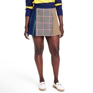 Rowing Blazers x Target Mixed Plaid Pleated Preppy Skirt NWT